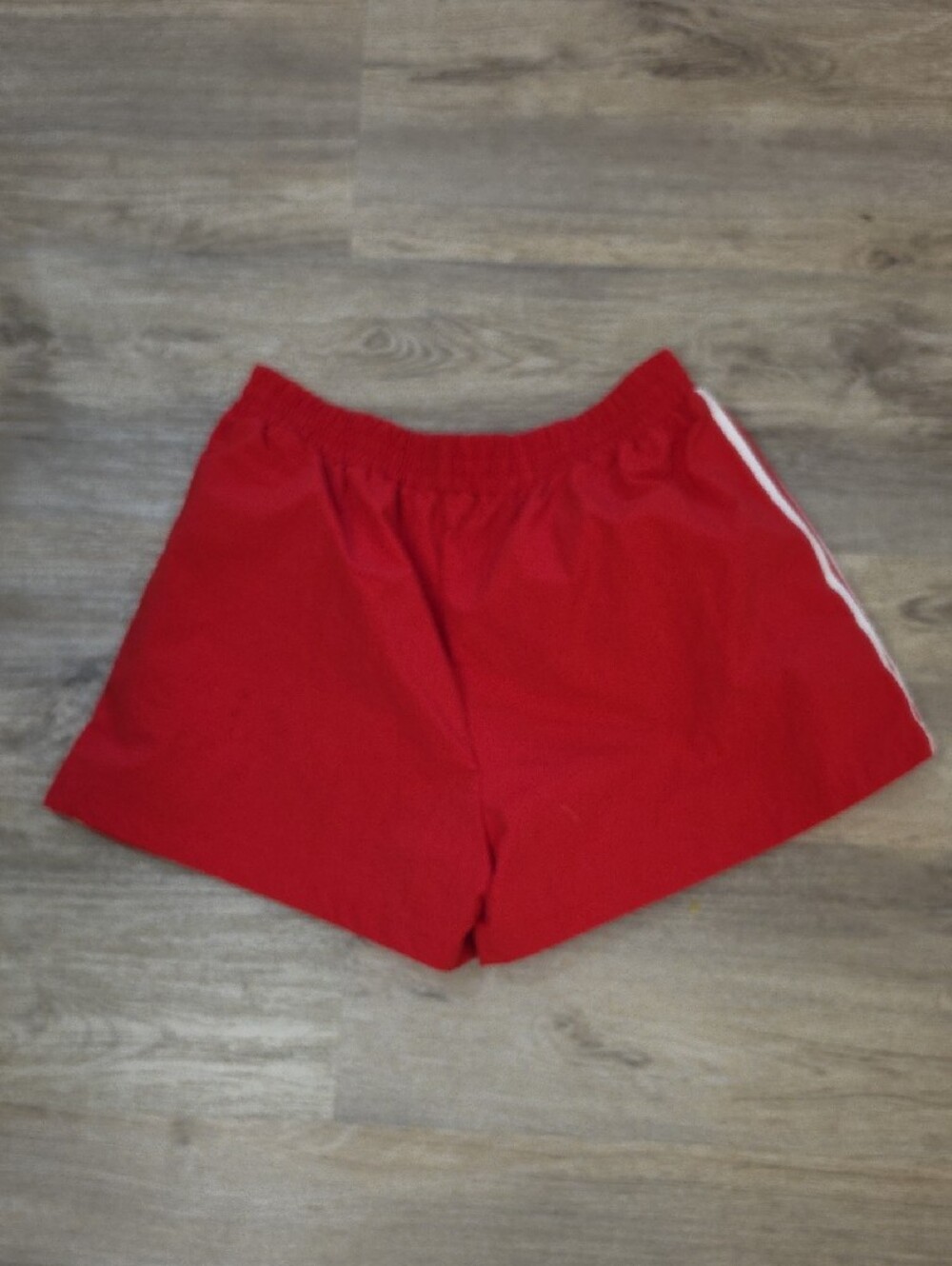Pretty Garbage Red Track Shorts - Picture 3 of 5